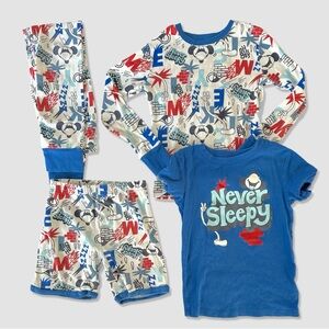 Disney Kids “Never Sleepy” Pajama Set
